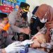 Kapolresta Sidoarjo Pantau Vaksinasi Anak SLB-B Dharma Wanita