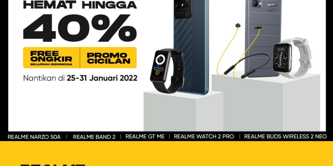 Realme Tawarkan Harga Hemat Hingga 40 Persen