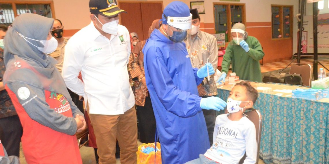 Satu Siswa Terpapar Covid-19, Wabup Subandi Tinjau Tracing SD AL Muslim Sidoarjo