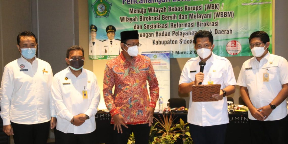 Badan Pelayanan Pajak Sidoarjo Canangkan Zona Bebas KKN
