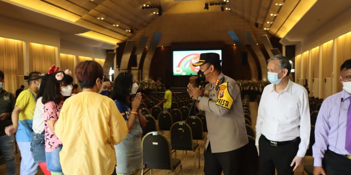 Kapolresta Sidoarjo Patroli Gereja, Ibadah Paskah Aman