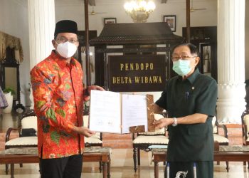 Maspion dan Lima Perusahaan Hibahkan Lahan Untuk Jalan Frontage Road Sidoarjo