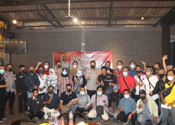 Kapolresta Sidoarjo Buka Bersama Media Piramida