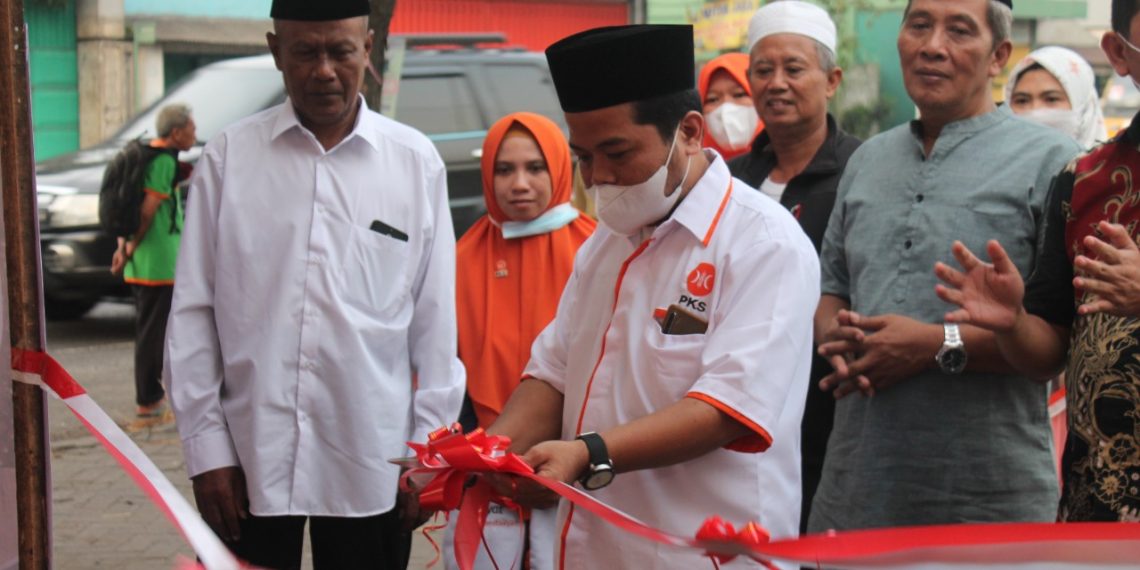 Kolaborasi Warga, PKS Sidoarjo Bangun Posko Mudik Dengan Pengunjung Terbanyak