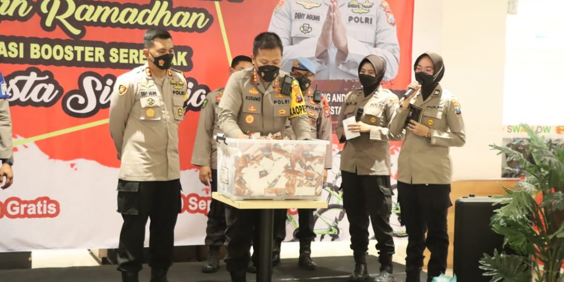Jelang Lebaran Capaian Vaksin Booster Sidoarjo Tembus 22,96 Persen