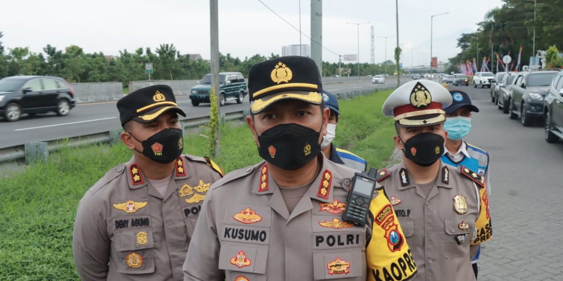 Jalan Tol Sidoarjo Dipadati Arus Balik Lebaran