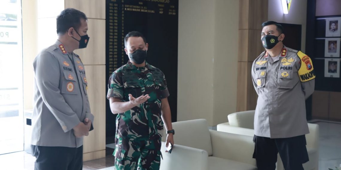 Kodim 0816 Halal Bi Halal Bersama Polresta Sidoarjo