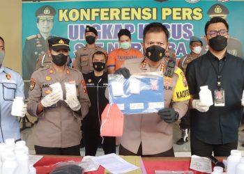 Polresta Sidoarjo Bekuk Seorang Kurir Narkoba