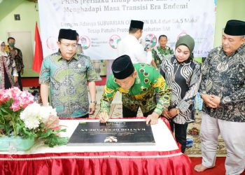 Wabup Subandi Resmikan Renovasi Balai Desa Pabean Sedati