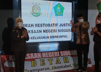 Kajati Jatim Resmikan 20 Rumah Restorative Justice Di Sidoarjo