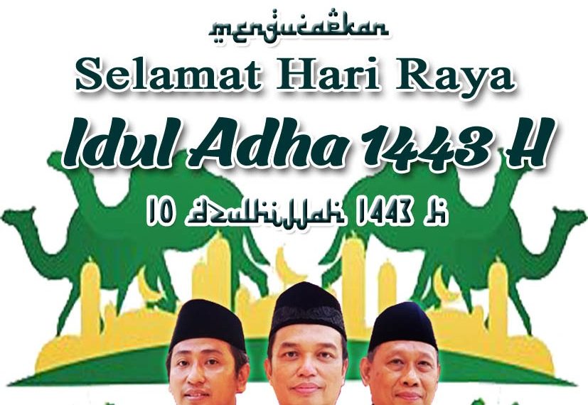 Selamat Hari Raya Idul Adha 1443 H PDAM Delta Tirta