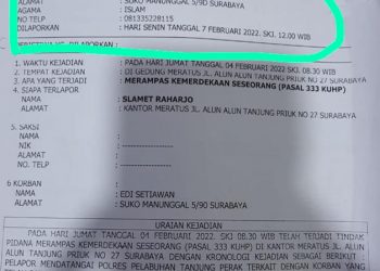 Suami Diduga Disekap Meratus Line, Mlati Muryani Minta Keadilan ke Polda Jatim