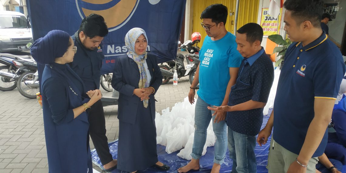 DPD Partai Nasdem Sidoarjo Kurban 2 Ekor Sapi