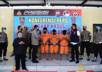 Polresta Sidoarjo Bekuk Pengedar Sabu Jaringan Bali