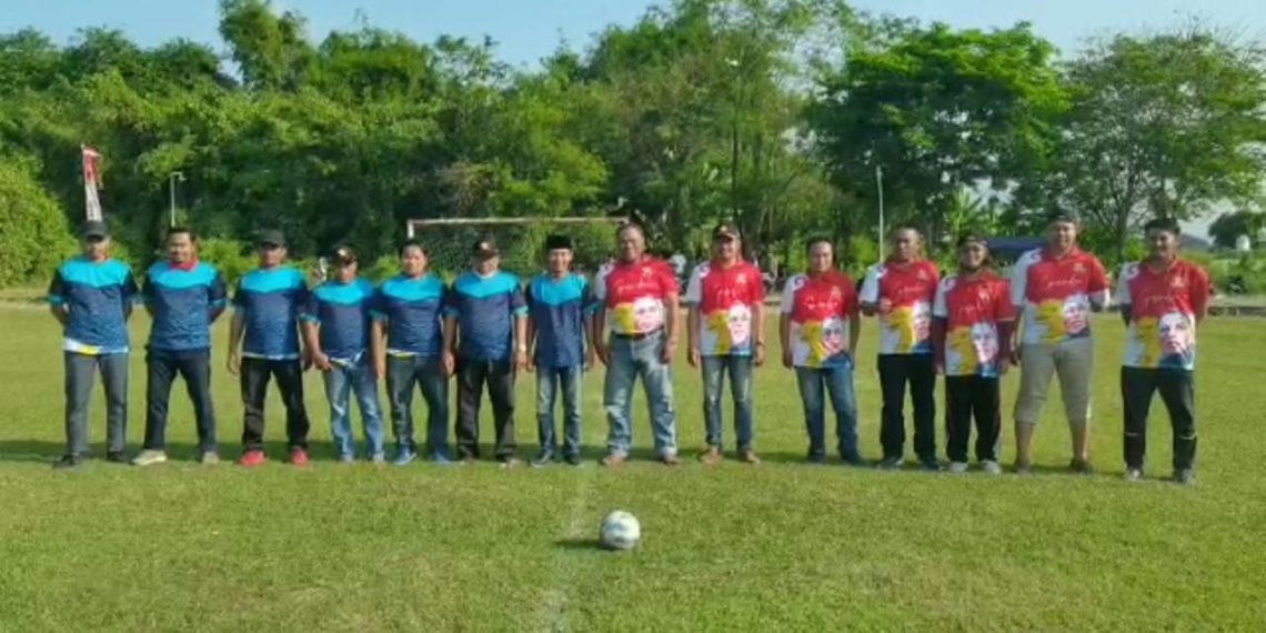 Pertandingan Relawan RM Lawan Karang Taruna di Akhir Penutupan Rajawali Muda Cup 2022