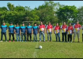 Pertandingan Relawan RM Lawan Karang Taruna di Akhir Penutupan Rajawali Muda Cup 2022