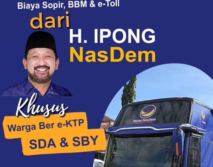 H Ipong Muchlissoni Sediakan Layanan Bus Gratis Untuk Warga Surabaya Sidoarjo
