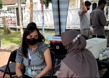 Gerai Vaksin Presisi Polres Batu Target 50 Orang Sehari