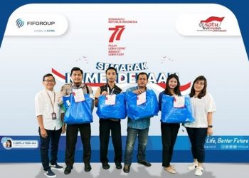 FIFGROUP Tebar 17.845 Paket Sembako pada Semarak HUT RI ke-77