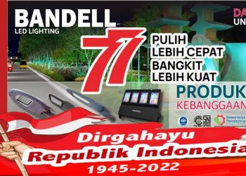 Direksi dan Karyawan Bandell LED Lighting Mengucapkan Dirgahayu Kemerdekaan RI Ke-77
