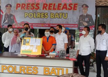 Polres Batu Bekuk Tersangka Kasus Judi Online