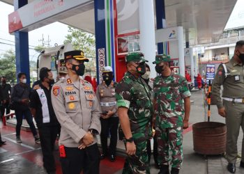 Sidak SPBU, Kapolres dan Dandim Pastikan Stok dan Distribusi BBM di Kota Batu Aman