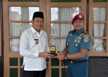 Danbrigif 2 Marinir Jalin Sinergitas  Pemkab Sidoarjo