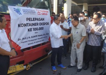 Mendag Zulkifli Hasan Lepas Ekspor Produk Aluminium PT Maspion Ke Enam Negara