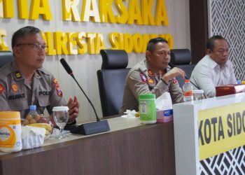 Polresta Sidoarjo Gelar Latpra Ops Zebra Semeru 2022