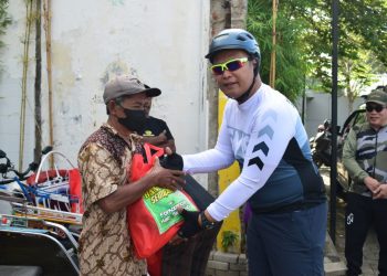 Gowes Bersama dan Aksi Peduli Forkopimda Sidoarjo