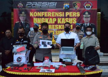 Operasi Sikat Semeru, Polresta Sidoarjo Bekuk 55 Pelaku Pencurian