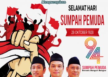 Direksi dan Karyawan Perumda Delta Tirta Sidoarjo Mengucapkan Selamat Hari Sumpah Pemuda 28 Oktober 2022