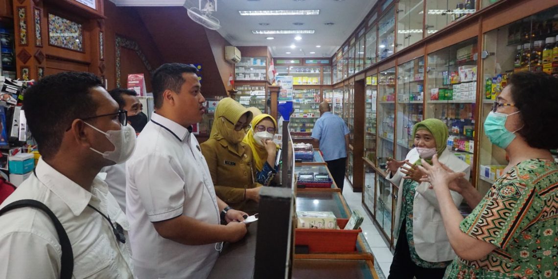 Cegah Kasus AKI, Polresta Sidoarjo Bersama Stakeholder Terkait Sidak Apotek