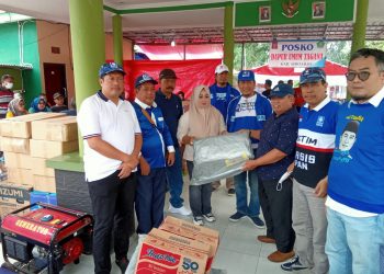 DPD PAN Sidoarjo Bantu Sembako dan Terpal Warga Korban Puting Beliung di Buduran
