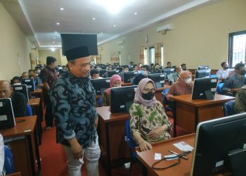 Bawaslu Laksanakan Tes Tulis 288 Calon Panwascam se Sidoarjo