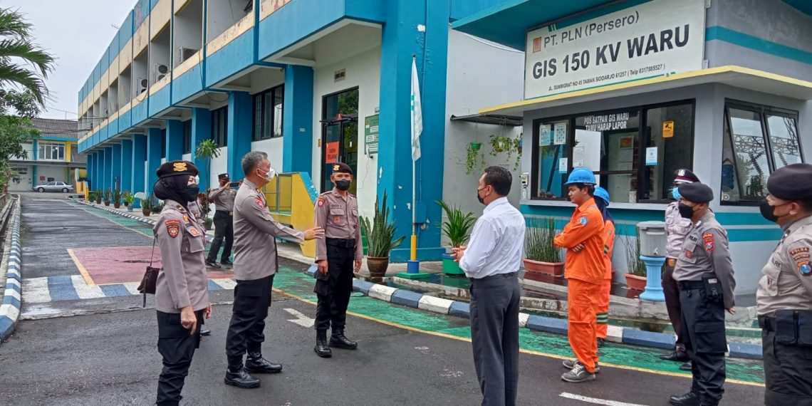 Polisi Perketat Pengamanan PLN UIT Taman Menjelang KTT G20