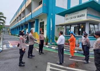 Polisi Perketat Pengamanan PLN UIT Taman Menjelang KTT G20