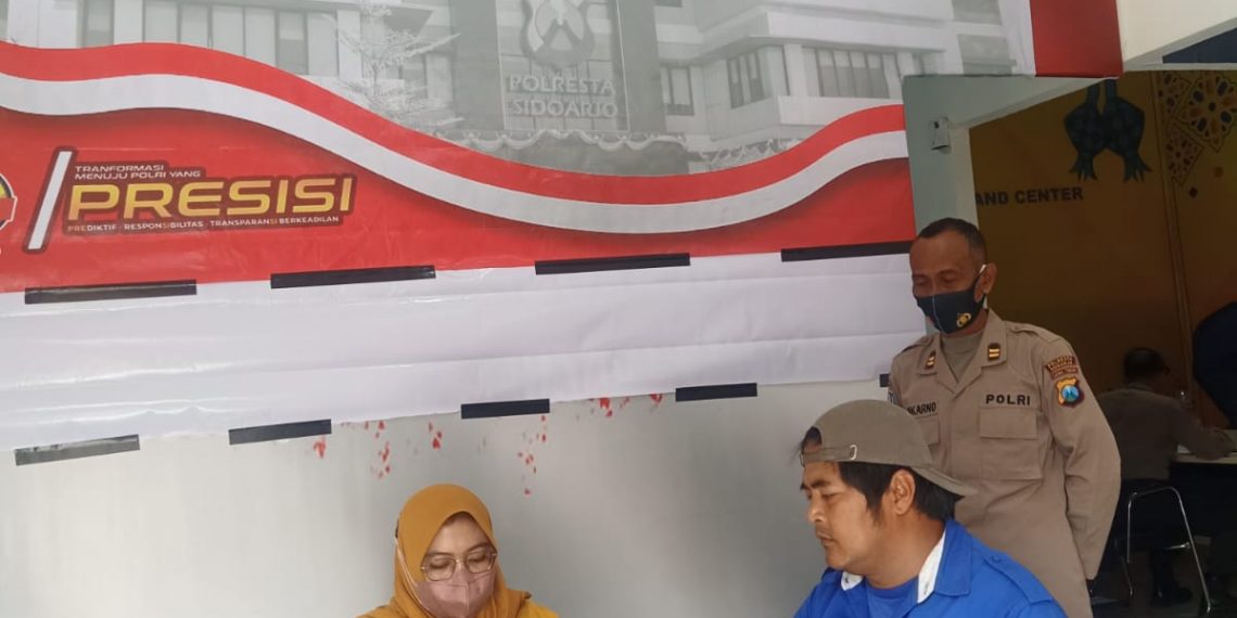 Polresta Sidoarjo Buka Posko Kesehatan Ops Puri Agung di Terminal Purabaya