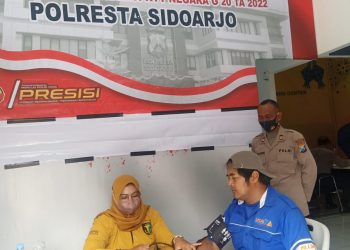 Polresta Sidoarjo Buka Posko Kesehatan Ops Puri Agung di Terminal Purabaya