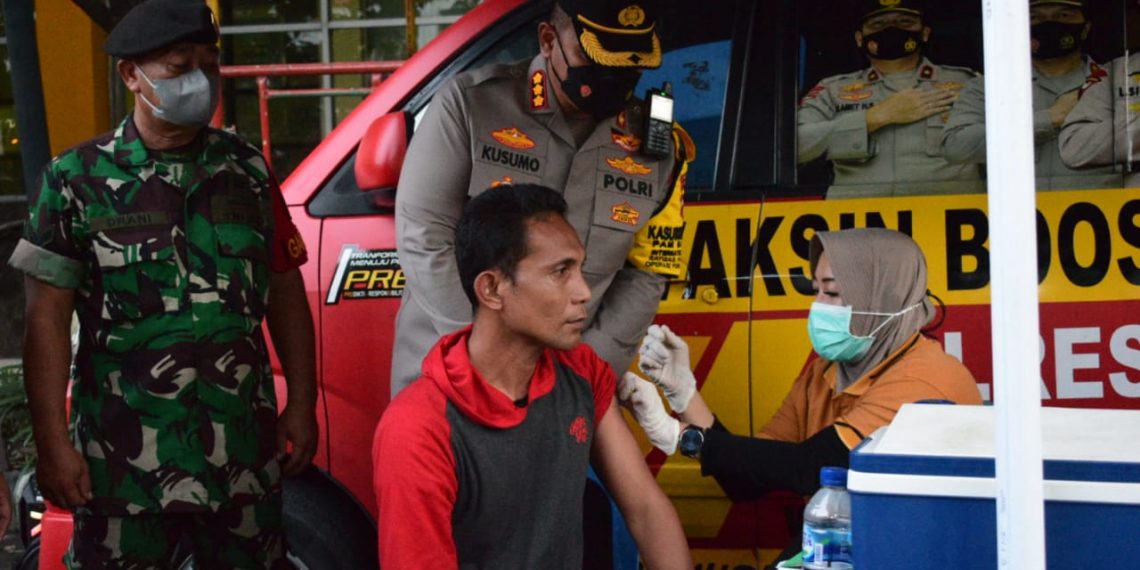 Layanan Kesehatan dan Bansos di Pengamanan Terminal Purabaya Hadapi KTT G20