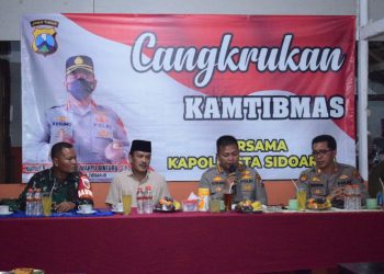 Kapolresta Sidoarjo Jalin Komunikasi Kamtibmas Hingga Tingkat Desa