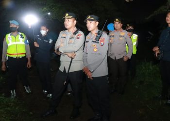 Polresta Sidoarjo Patroli Harkamtibmas Secara Humanis di Kecamatan Tarik