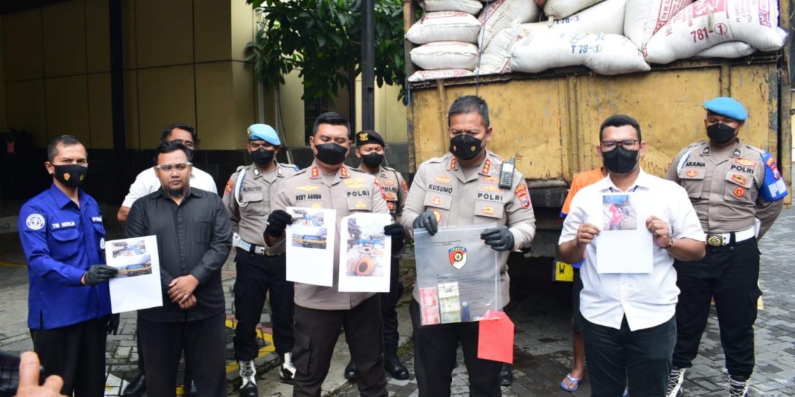 Satreskrim Polresta Sidoarjo Ungkap Truk Modifikasi Angkut BBM Bersubsidi