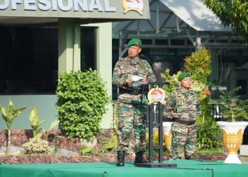 Danrem 084/BJ Pimpin Upacara Hari Juang TNI AD Tahun 2022