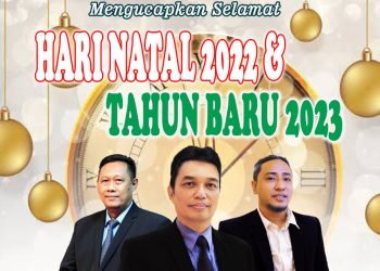 Dewan Direksi dan Karyawan Perumda Delta Tirta Sidoarjo Mengucapkan Selamat Hari Natal 2022 dan Tahun Baru 2023