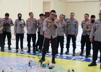 Polresta Sidoarjo Gelar Latpra Ops Lilin Semeru 2022 Amankan Nataru