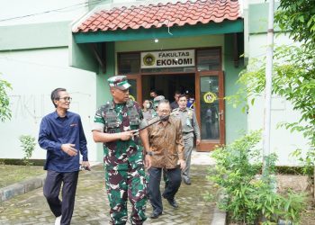 Danrem 084/BJ Kunjungi Universitas Merdeka Surabaya