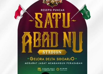 Segenap Pengurus Syuriah dan Tanfidz PC NU Sidoarjo Mengucapkan Selamat dan Sukses Peringatan Puncak Satu Abad NU