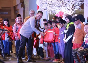 Kapolresta Sidoarjo Hadiri Cap Go Meh dan Santunan Anak Yatim