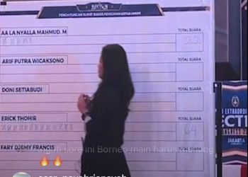Menang Mutlak, Erick Thohir Jabat Ketua Umum PSSI 2023-2027